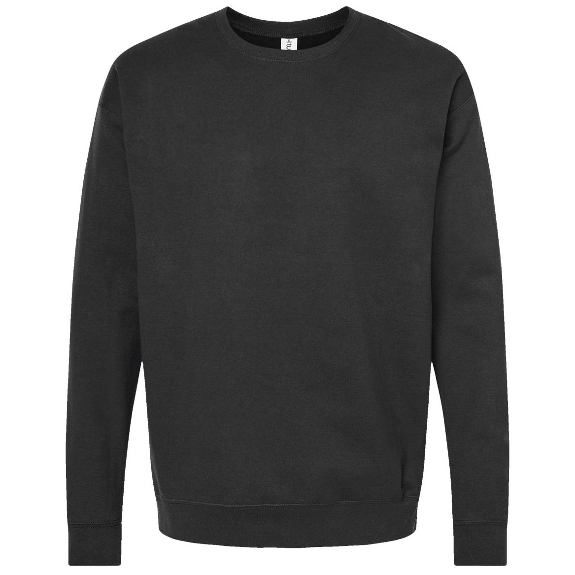 Black Sweatshirts - Tultex - Cozy Fleece Crewneck