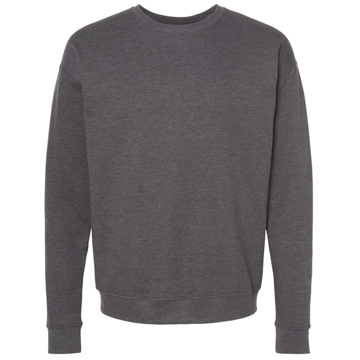 Black Sweatshirts - Tultex - Cozy Fleece Crewneck