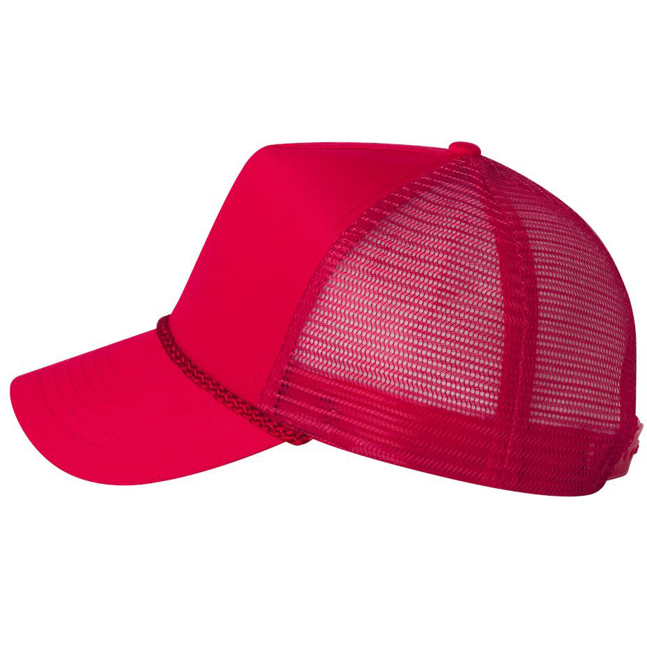 White Ball Caps - Valucap - Comfortable Mesh-Back