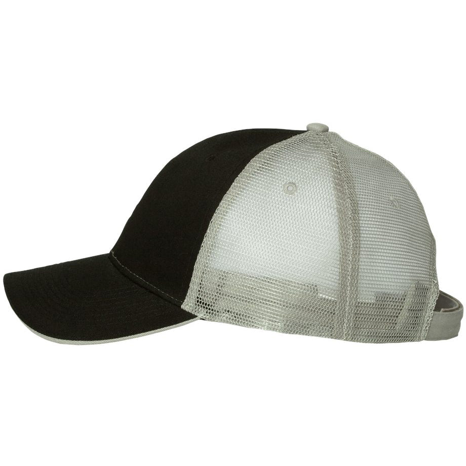 Black/Grey Ball Cap - Valucap - Comfortable Fit