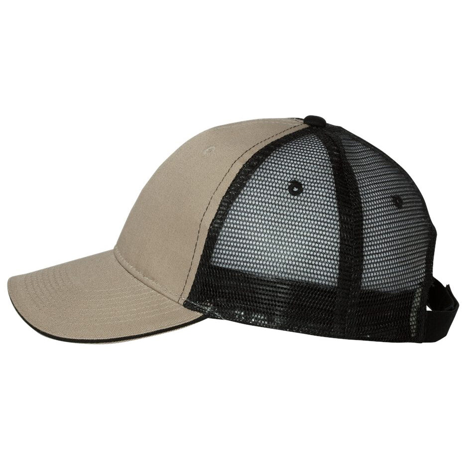 Black/Grey Ball Cap - Valucap - Comfortable Fit