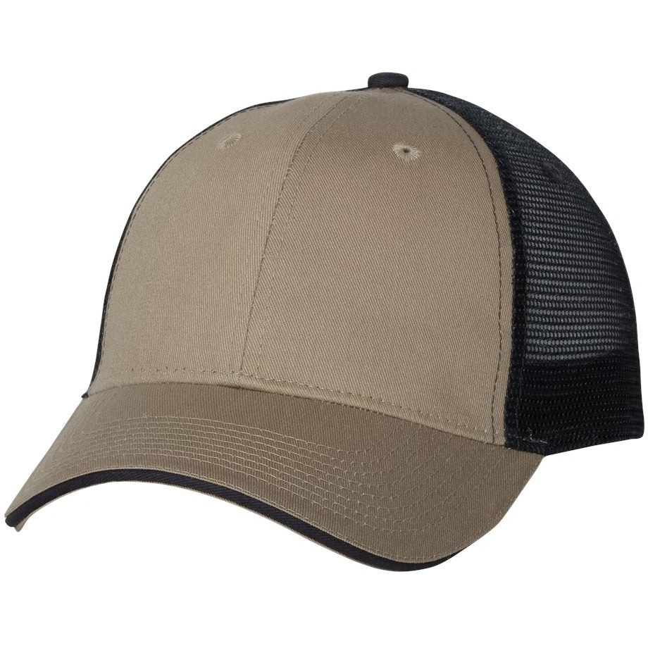 Black/Grey Ball Cap - Valucap - Comfortable Fit
