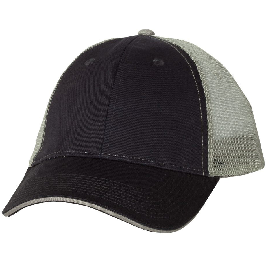 Black/Grey Ball Cap - Valucap - Comfortable Fit