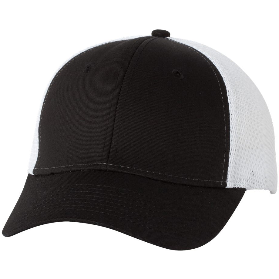 White Ball Caps - Valucap - Structured Polyester