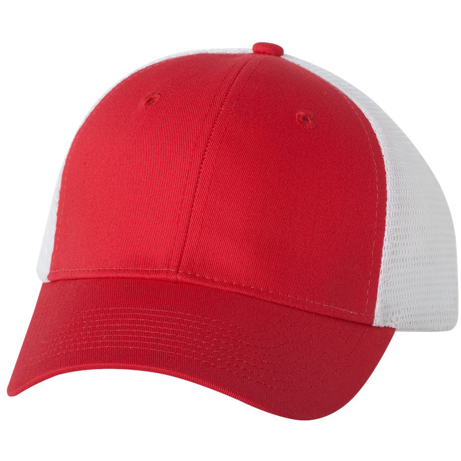 White Ball Caps - Valucap - Structured Polyester