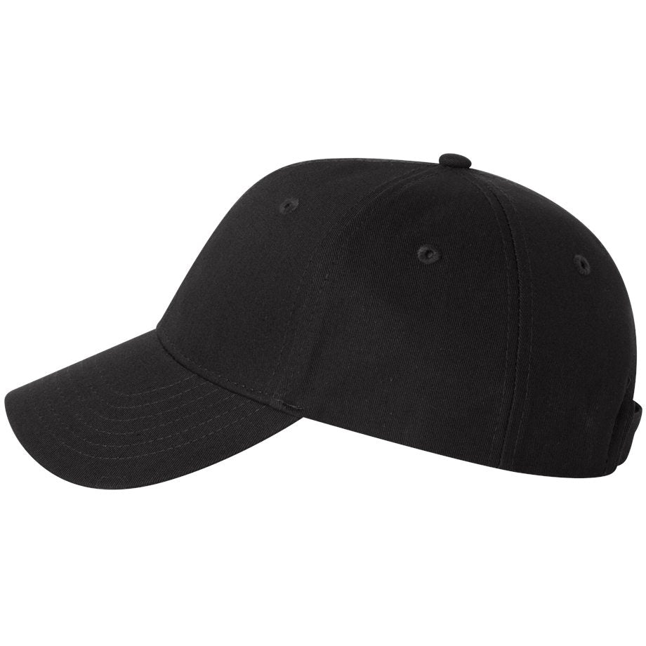 Black Ball Caps - Valucap - Cotton Twill Design