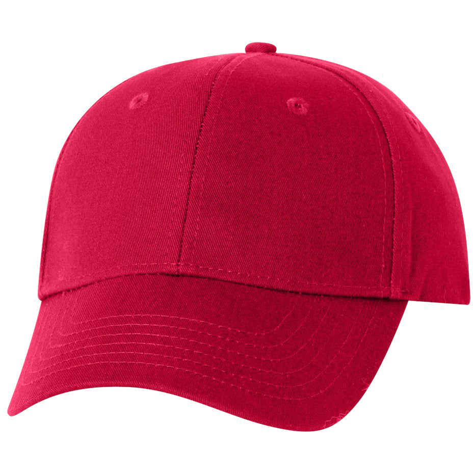 Black Ball Caps - Valucap - Cotton Twill Design