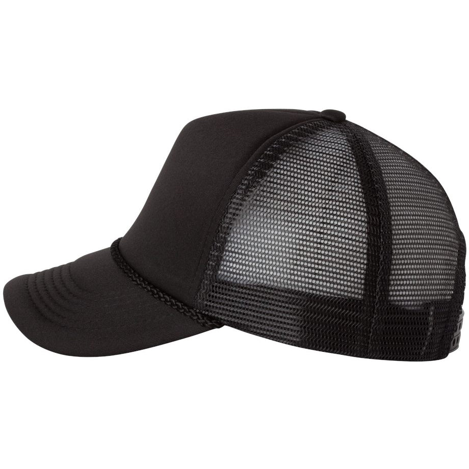 White Foam Ball Caps - Valucap - Mesh Back Design