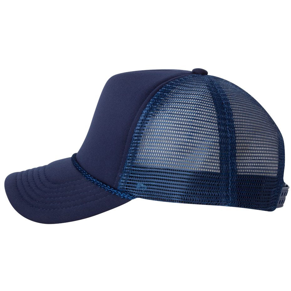 White Foam Ball Caps - Valucap - Mesh Back Design