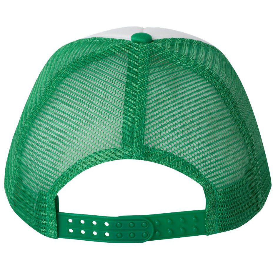 White Foam Ball Caps - Valucap - Mesh Back Design
