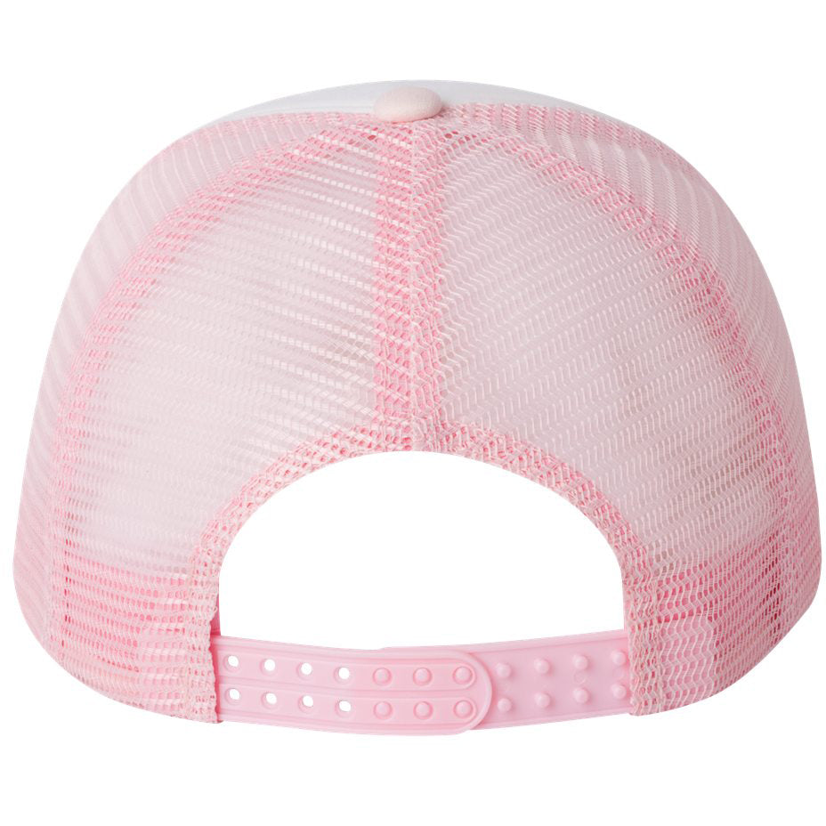 White Foam Ball Caps - Valucap - Mesh Back Design