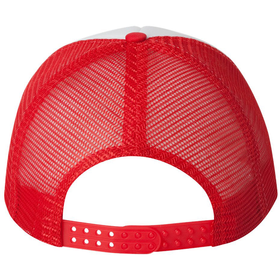 White Foam Ball Caps - Valucap - Mesh Back Design