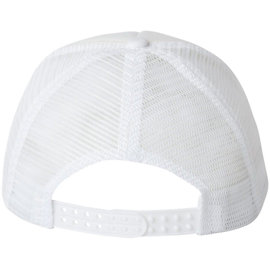 White Foam Ball Caps - Valucap - Mesh Back Design