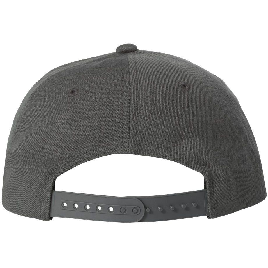 Black Flat Brim Hat - YP Classics - Snapback Style