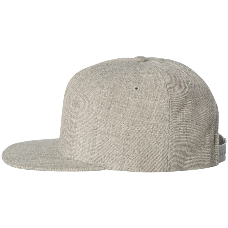 Black Flat Brim Hat - YP Classics - Snapback Style