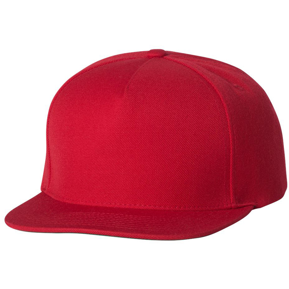 Black Flat Brim Hat - YP Classics - Snapback Style