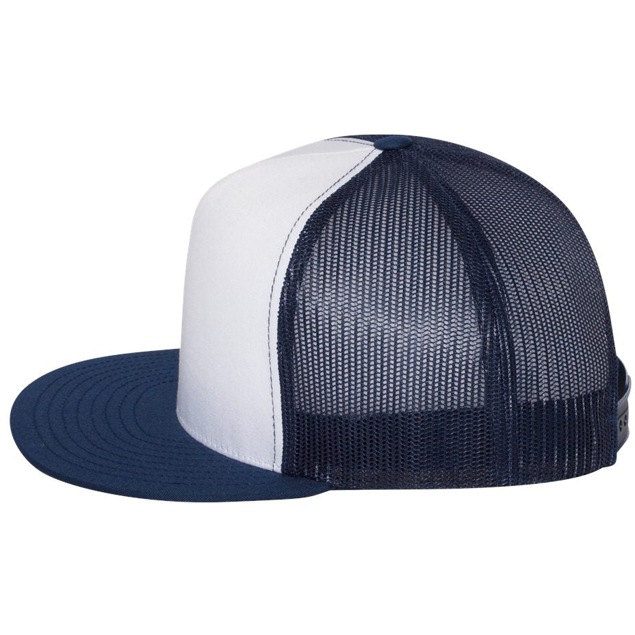 Black Flat Brim Hats - YP Classics - Stylish Trucker Cap
