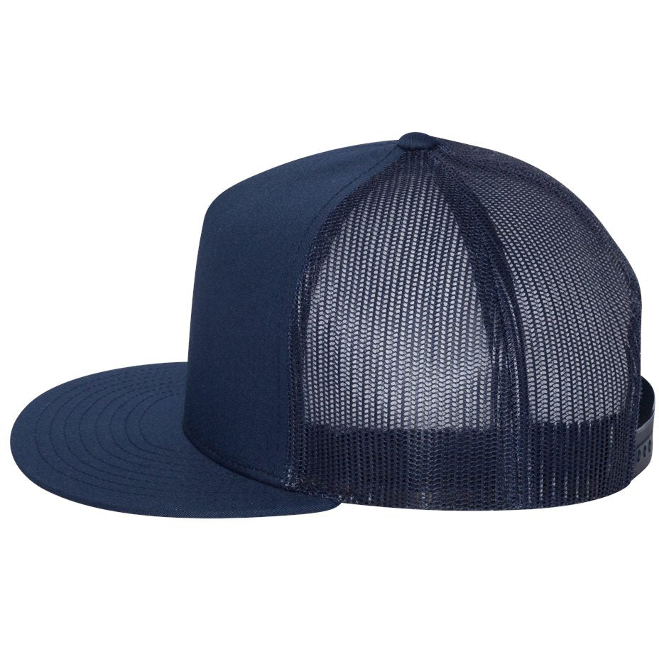 Black Flat Brim Hats - YP Classics - Stylish Trucker Cap