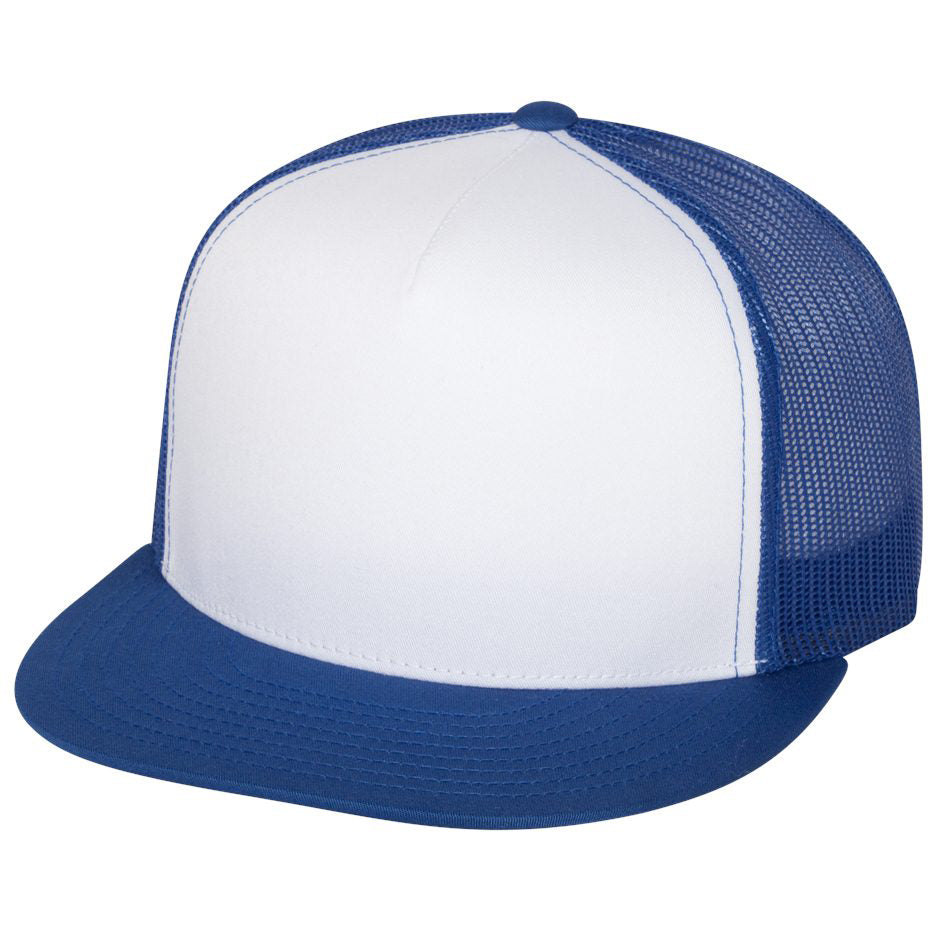 Black Flat Brim Hats - YP Classics - Stylish Trucker Cap