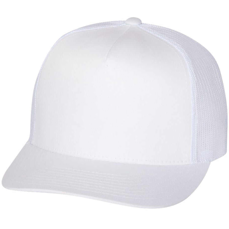 Black Flat Brim Hats - YP Classics - Stylish Trucker Cap