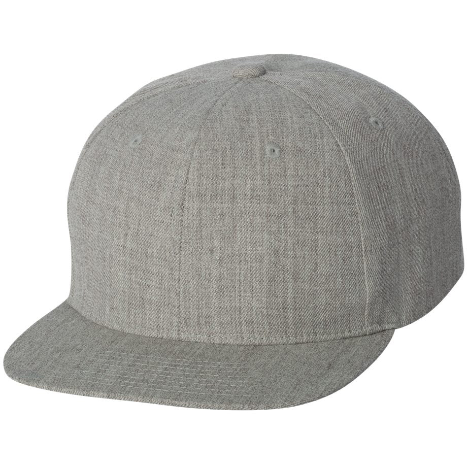 Black/Red Flat Brim Hat - YP Classics - Wool Blend