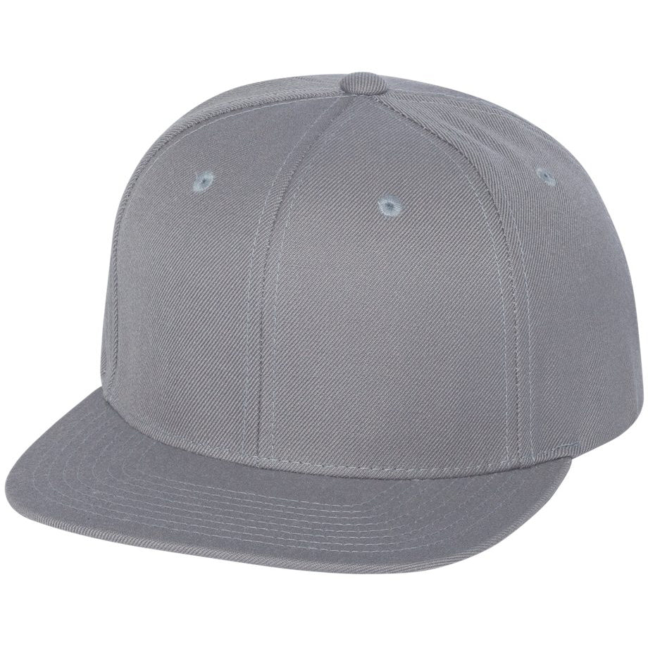 Black/Red Flat Brim Hat - YP Classics - Wool Blend