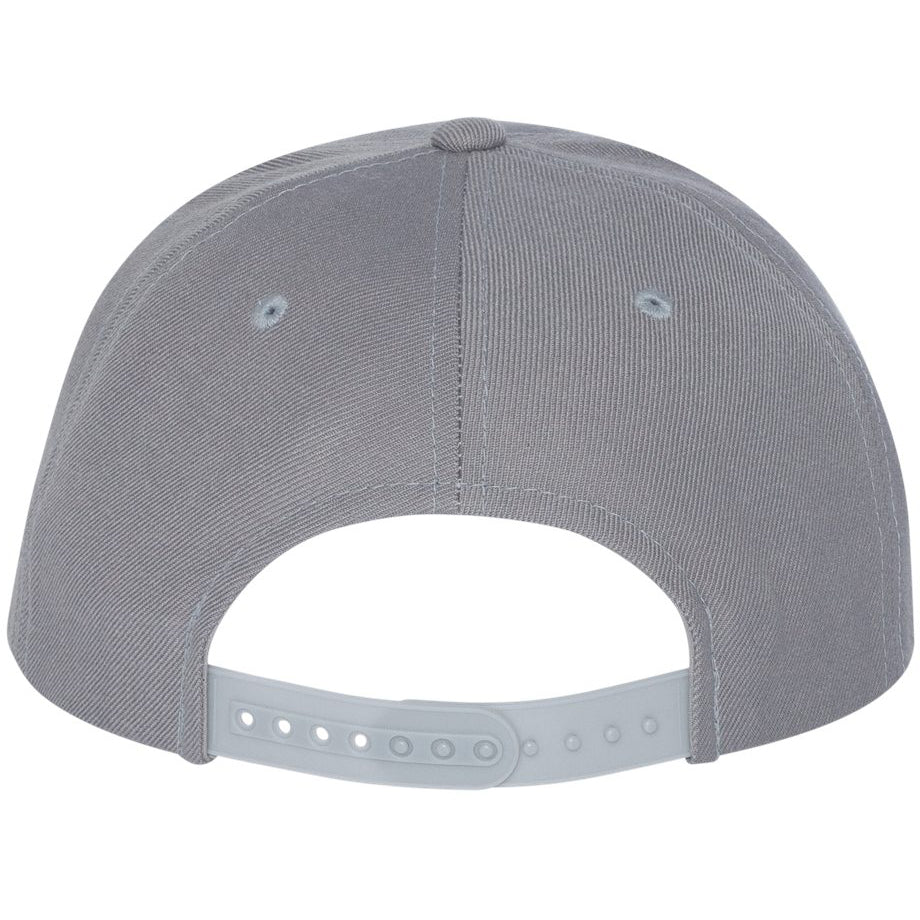 Black/Red Flat Brim Hat - YP Classics - Wool Blend