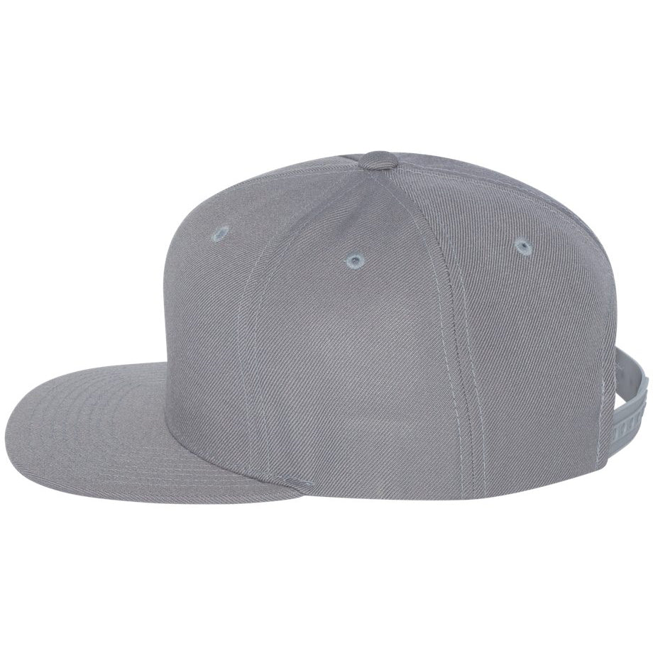 Black/Red Flat Brim Hat - YP Classics - Wool Blend