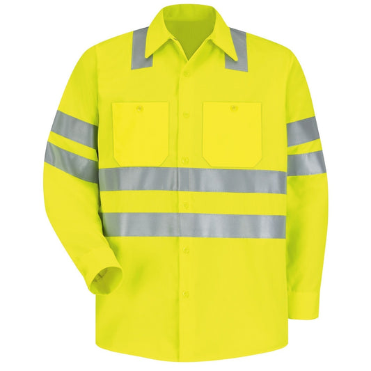 Fluorescent Yellow/Green Shirt - Red Kap - Hi-Visibility
