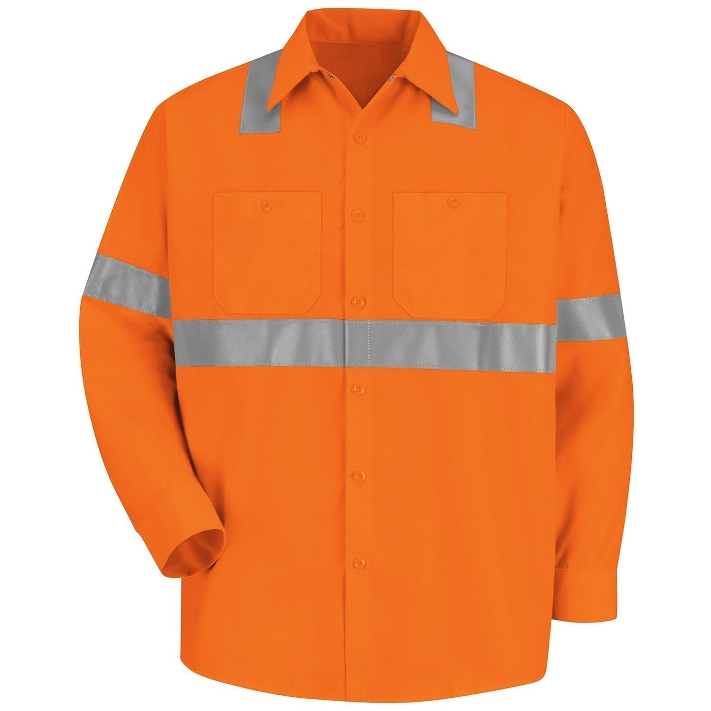 Fluorescent Button Up Shirt - Red Kap - Hi-Visibility