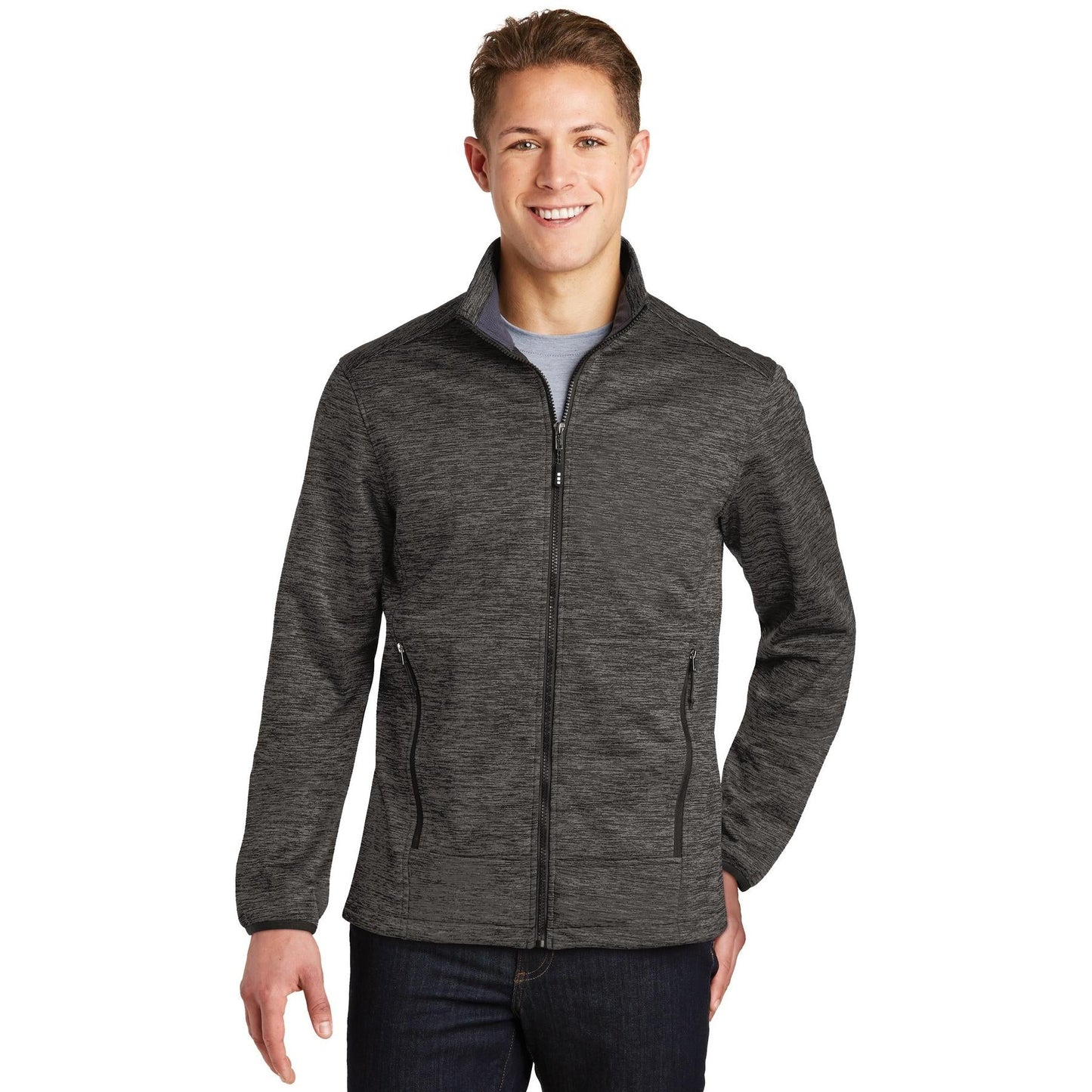 Black Electric Jacket - Sport-Tek - Soft Shell Warmth