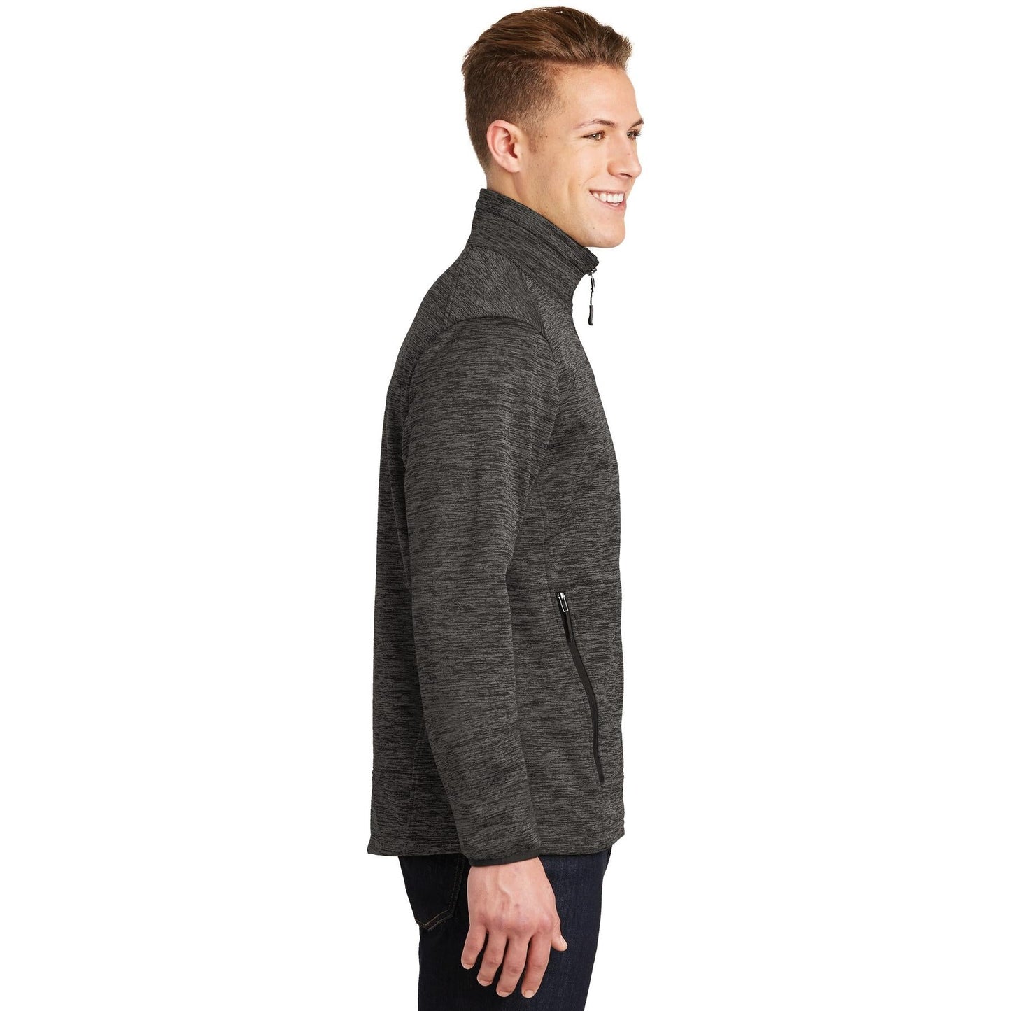 Black Electric Jacket - Sport-Tek - Soft Shell Warmth