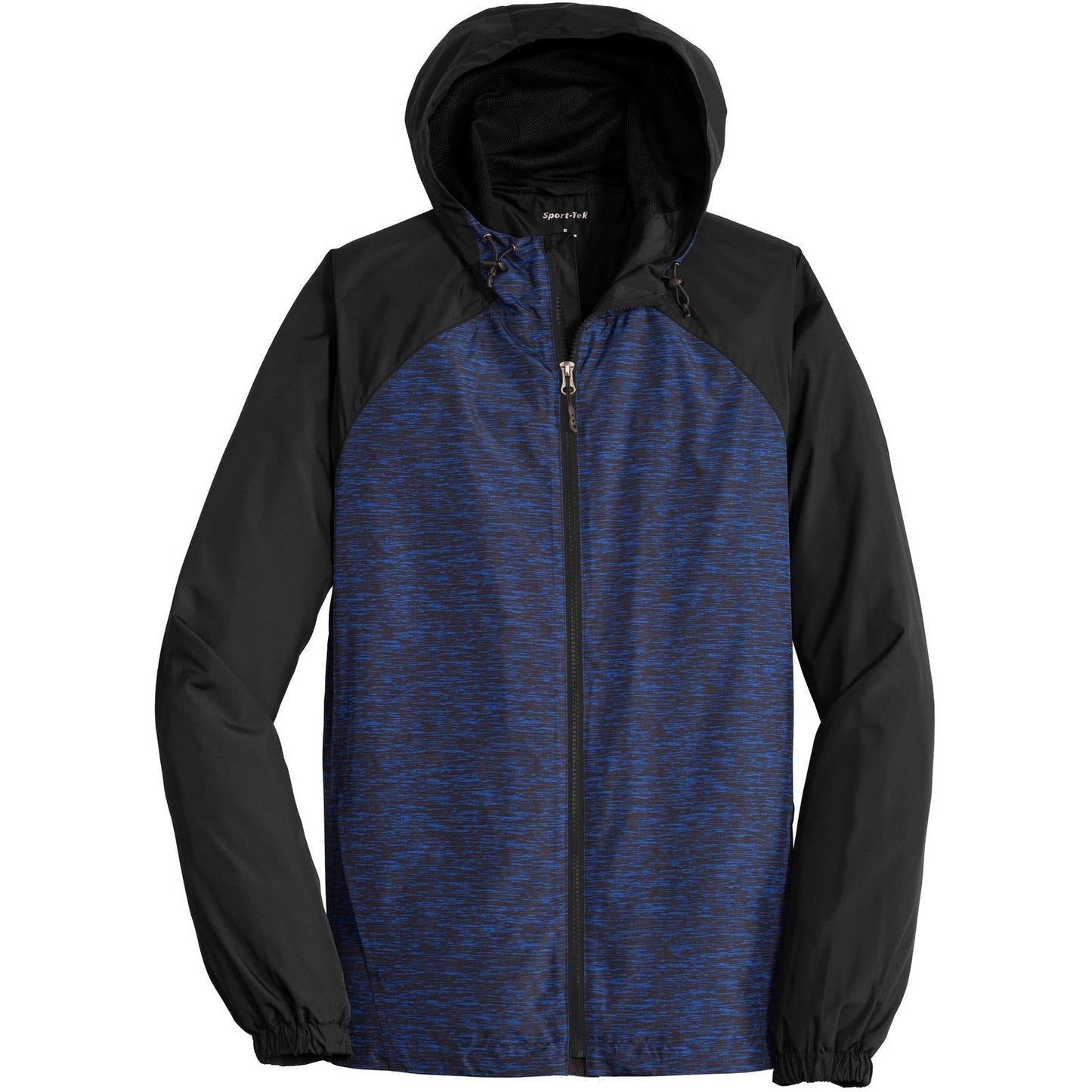 Black Windbreaker - Sport-Tek - Heather Design