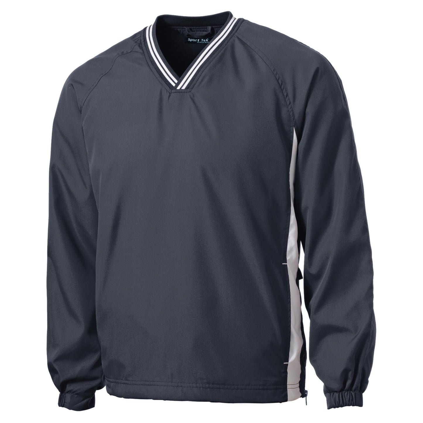 Black/True Red Windbreaker - Sport-Tek - Comfortable Fit