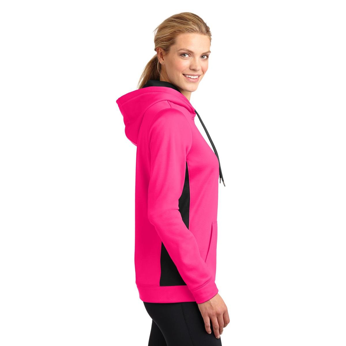 Purple/Dark Smoke Grey Sweatshirt - Sport-Tek - Colorblock Design