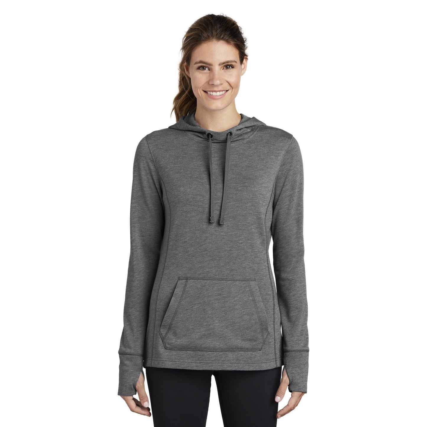 Black Triad Heather Sweatshirt - Sport-Tek - Soft Fleece - Comfort
