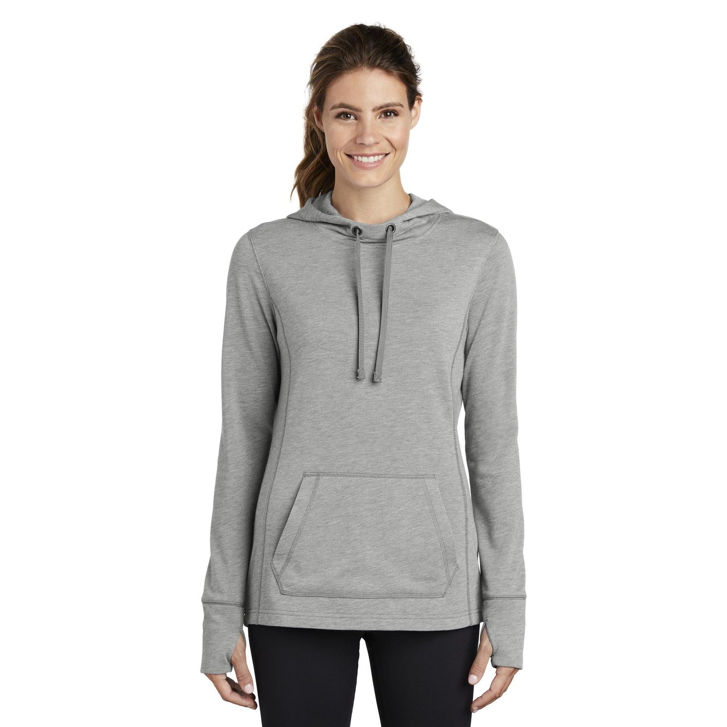 Black Triad Heather Sweatshirt - Sport-Tek - Soft Fleece