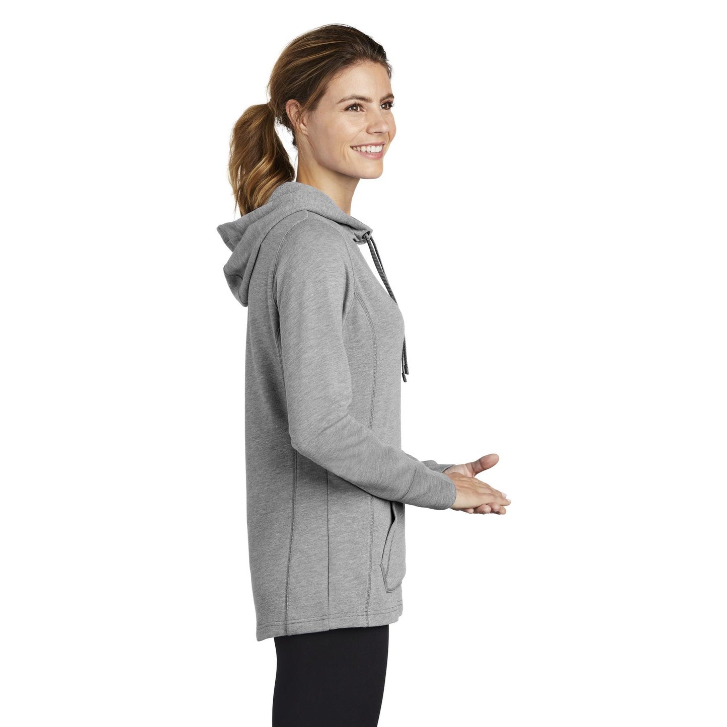 Black Triad Heather Sweatshirt - Sport-Tek - Soft Fleece - Comfort