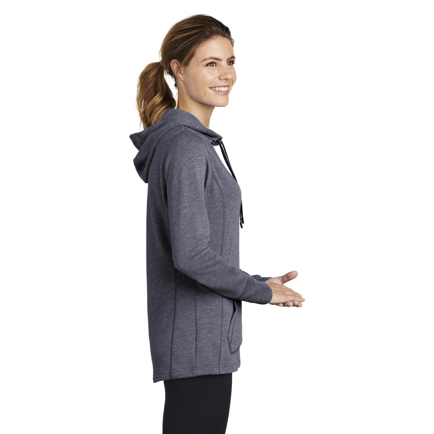Black Triad Heather Sweatshirt - Sport-Tek - Soft Fleece - Comfort