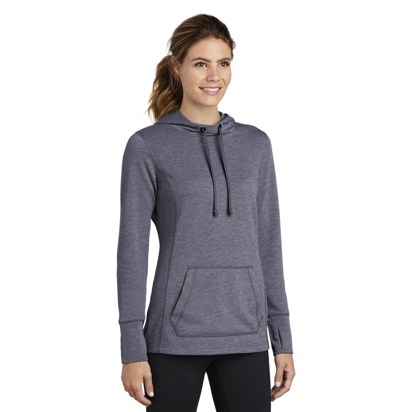 Black Triad Heather Sweatshirt - Sport-Tek - Soft Fleece - Comfort