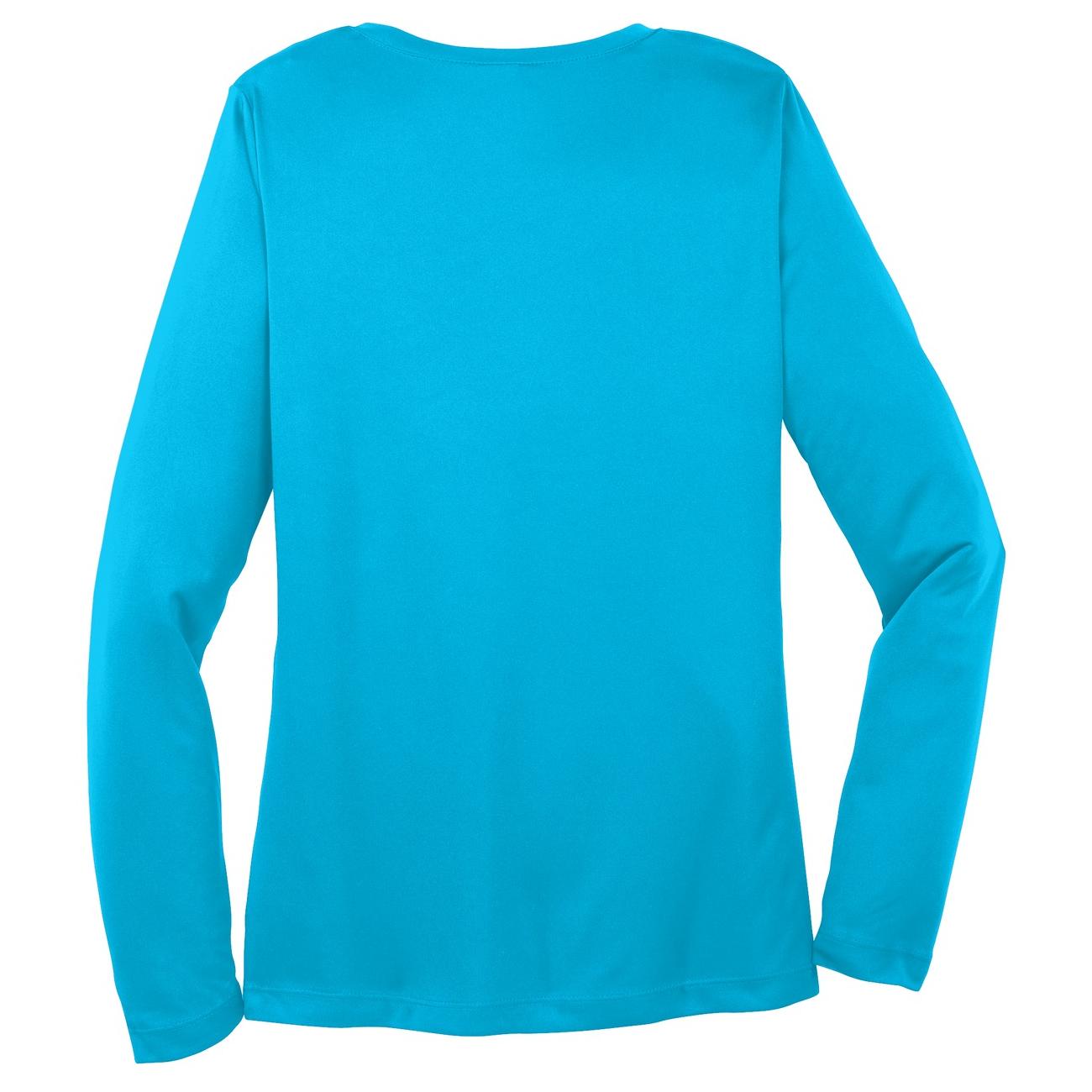 Forest Green T-Shirt - Sport-Tek - Long Sleeve V-Neck