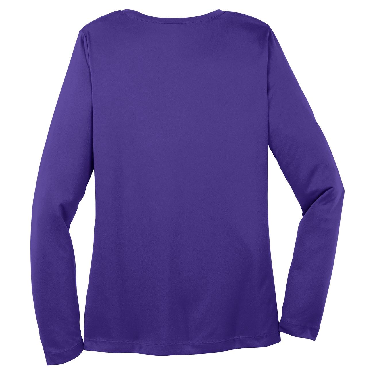 Forest Green T-Shirt - Sport-Tek - Long Sleeve V-Neck