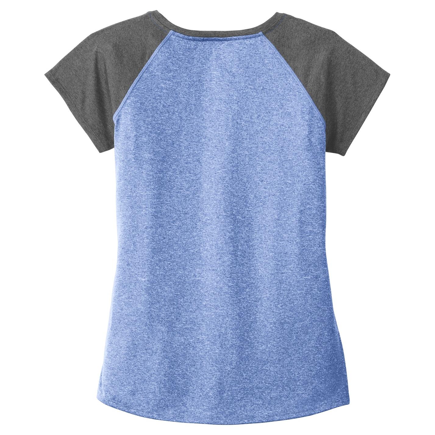 Pink Heather T-Shirt - Sport-Tek - Stylish Scoop Neck Tee