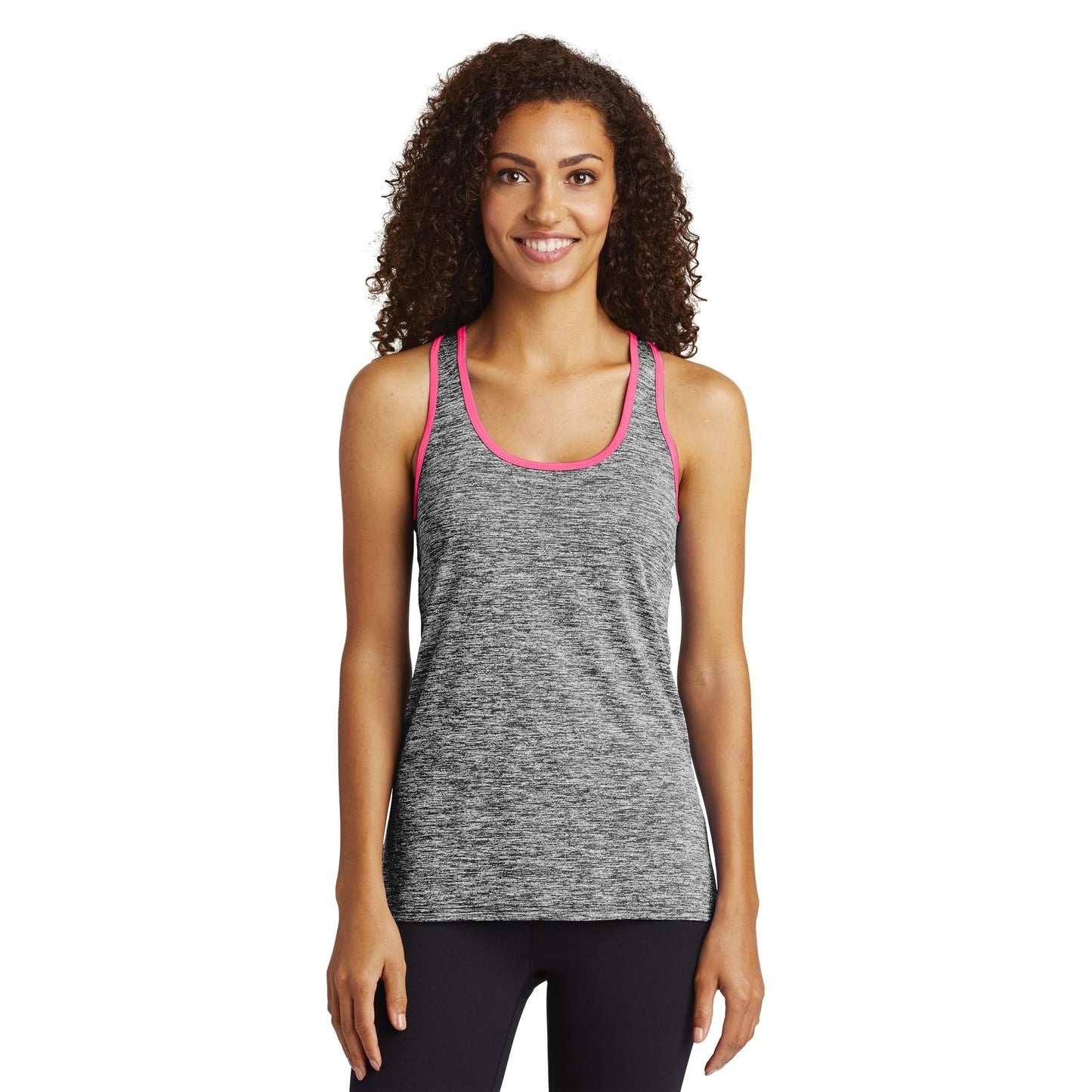 Black Electric Tank Top - Sport-Tek - PosiCharge Fabric