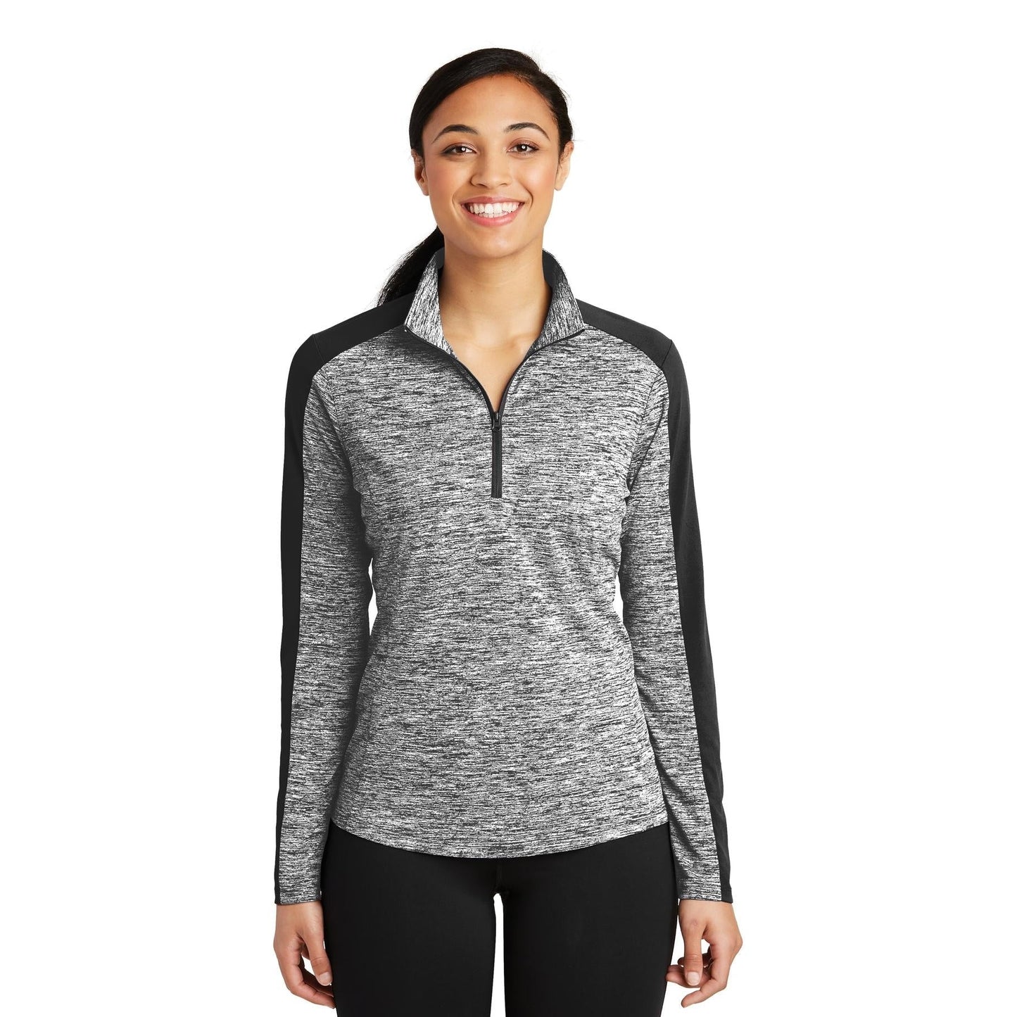 Black Electric Sweatshirt - Sport-Tek - Lightweight Fit