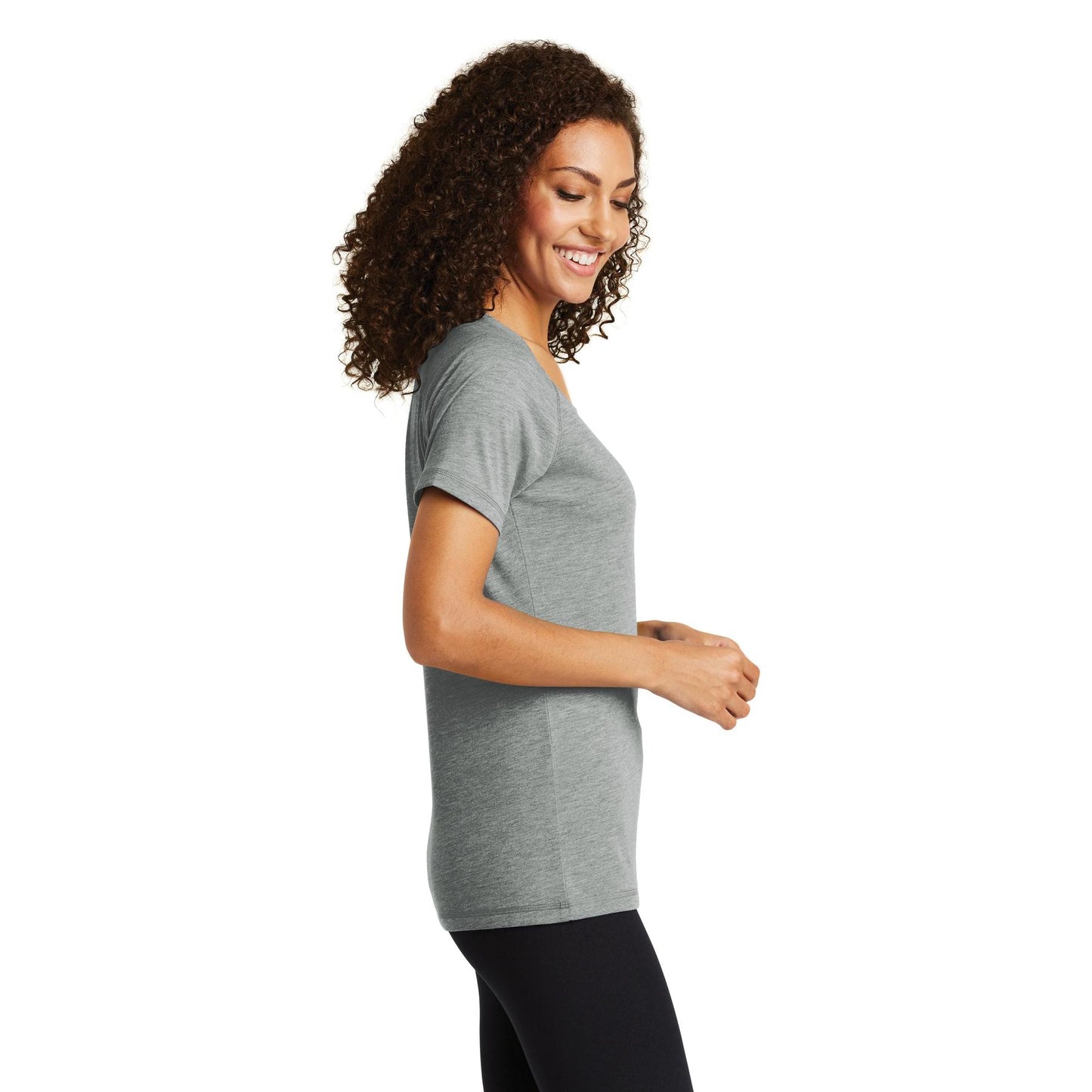 Dark Grey Heather T-Shirt - Sport-Tek - Soft Fabric