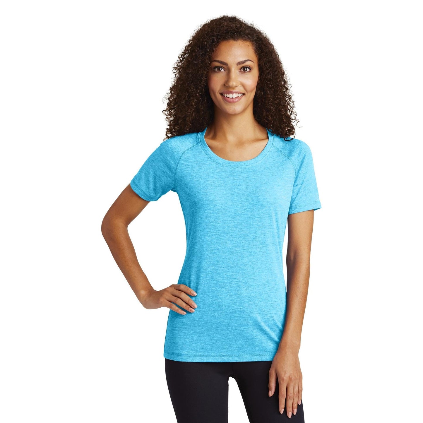 Dark Grey Heather T-Shirt - Sport-Tek - Soft Fabric