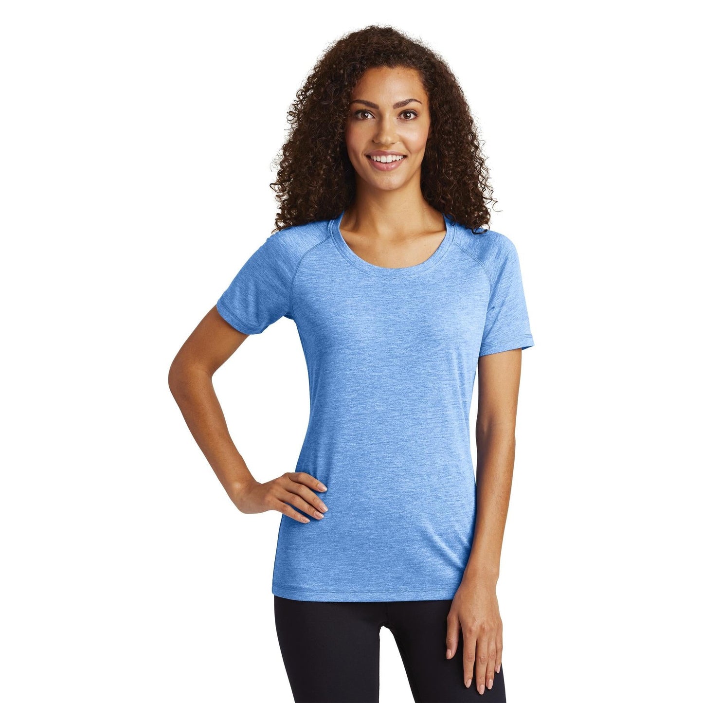 Dark Grey Heather T-Shirt - Sport-Tek - Soft Fabric