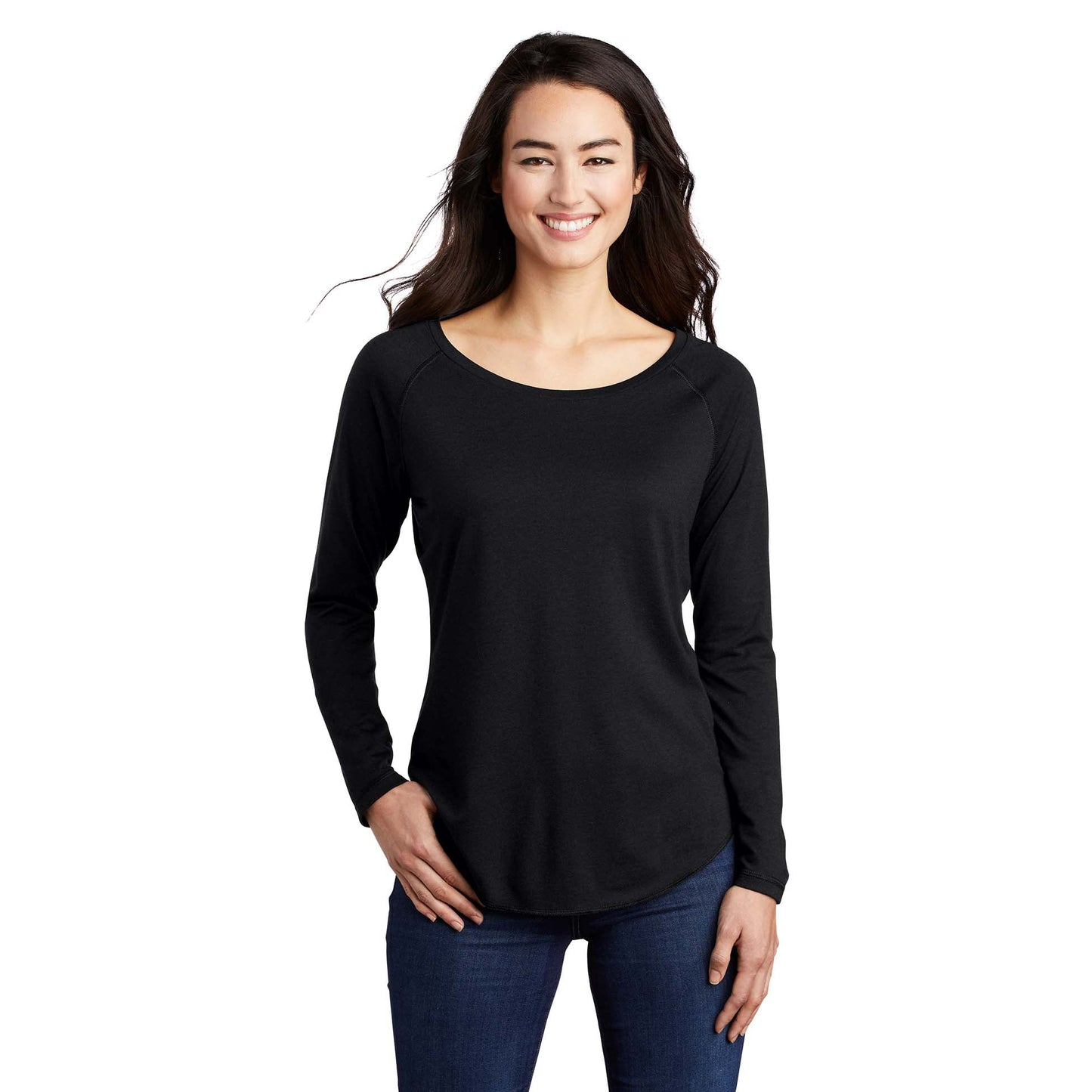 Black Triad T-Shirt - Sport-Tek - Long Sleeve Wicking