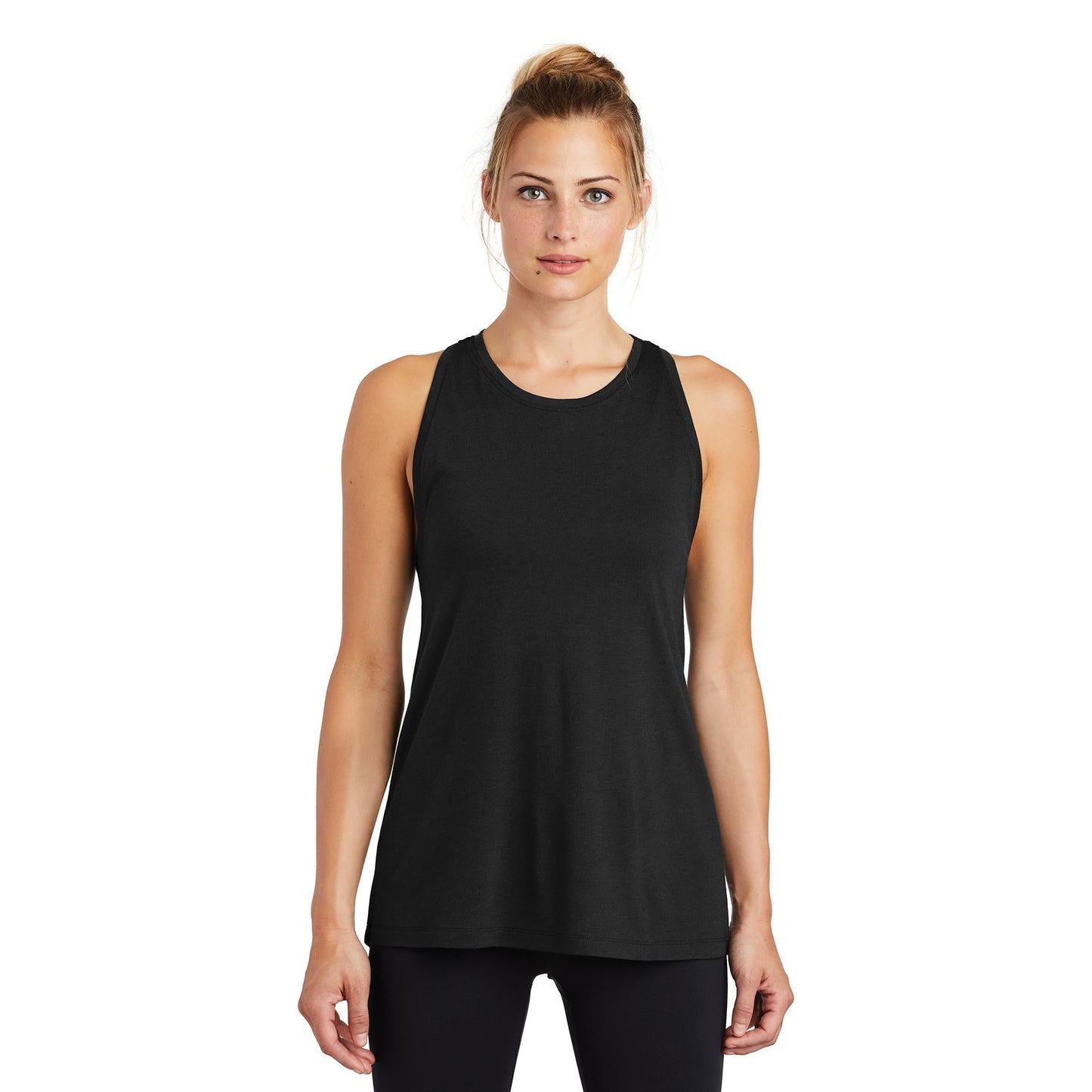 Black Triad Heather Tank - Sport-Tek - Soft Fabric